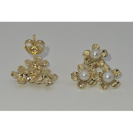 orecchini con micro perline flora 031