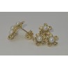 orecchini con micro perline flora 031